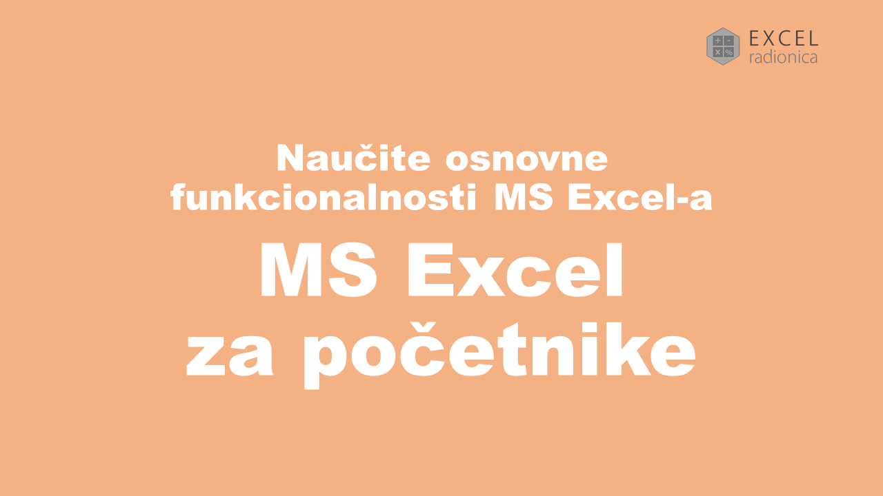 MS Excel za početnike