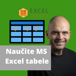 Naučite rad u MS Excel tabelama